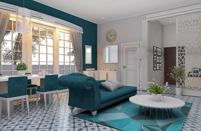 Living room Interior designs in Tamilnadu