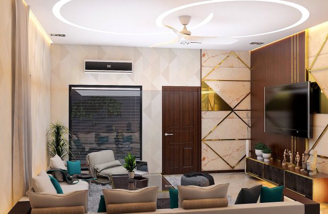 Master Living Room Interior designs in Tamilnadu