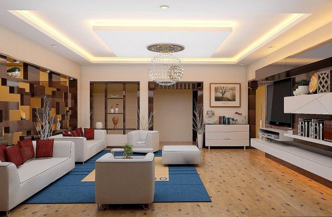 Master Living Room Interior designs in Coimbatore