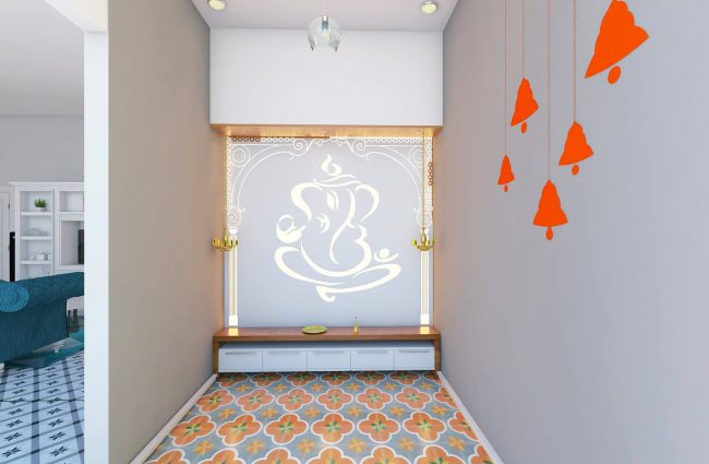 Pooja room Interior designs in Tamilnadu